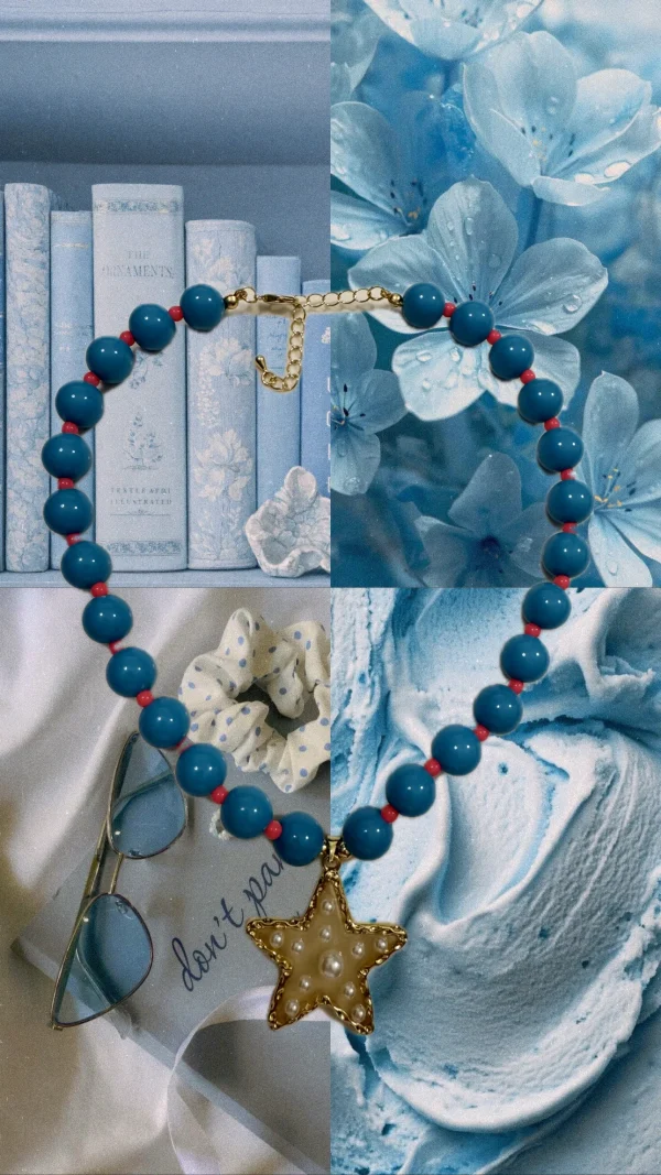 092E45D2-CE96-4A0F-A96A-369E2A67625E-1-1.webp Collar con Cuentas Azules y Dije de Estrella de Mar