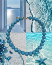 BF72F88C-E310-4B26-9654-D0EE37B83D78 Pulsera con bolas lisas Azul Celeste