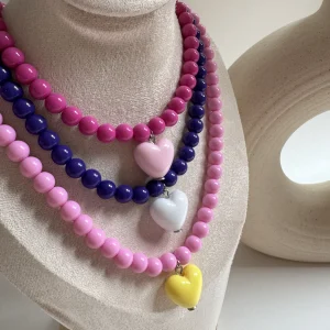 Collar de Cuentas con Corazón