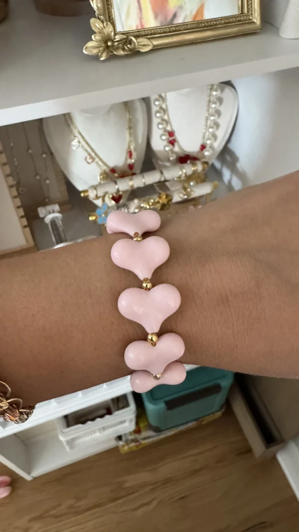 IMG_5709 Pulsera con Corazones Decorativos