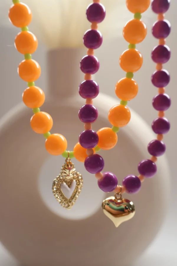 Collares Tipo Chicle con Dijes